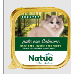 Natua Cat Country Salmone 100g Vaschetta Natua Cat Country Salmone 100g Vaschetta
